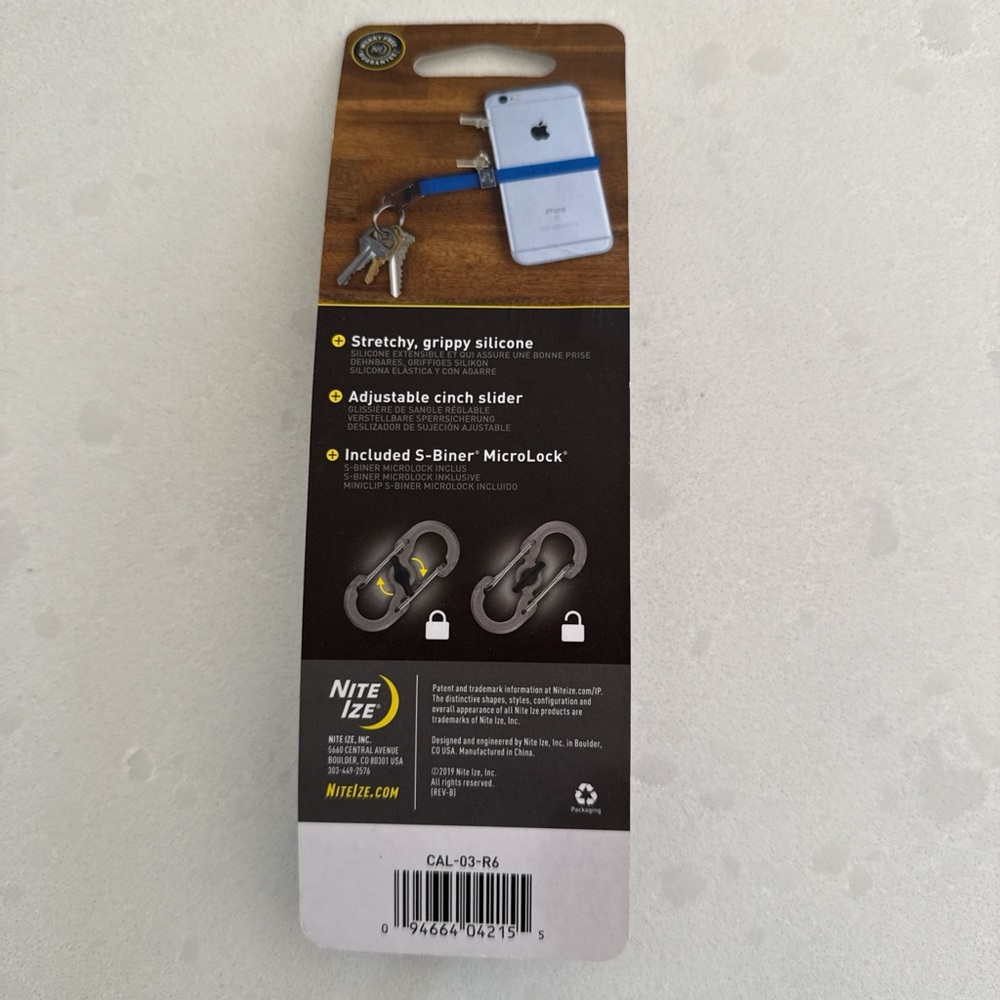 Blue Key & Card Holder - Picture 2 of 2